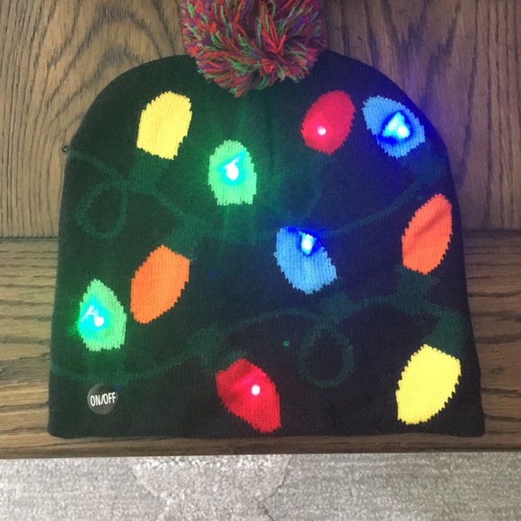 Light up Holiday hat - Picture 2 of 2